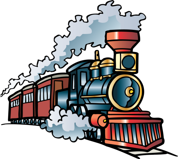 Паровоз рисунок