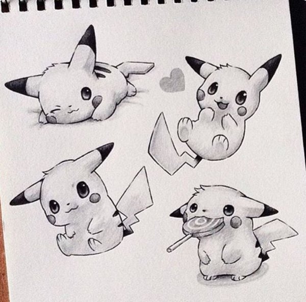 Милые маленькие рисунки для скетчбука