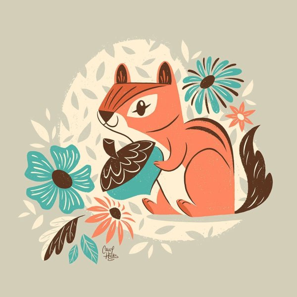 Стилизованная белка