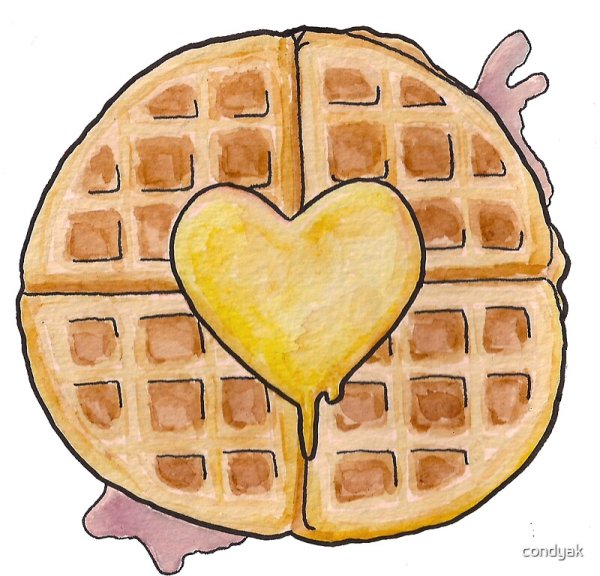 Вафли стикер