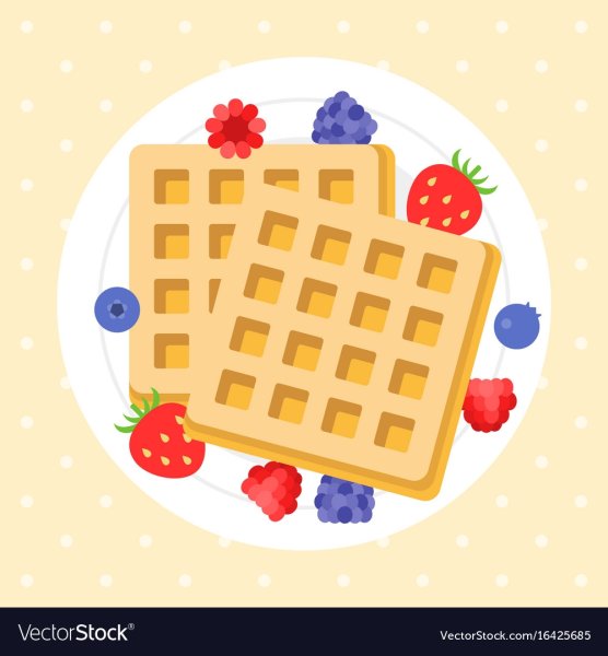 Вафли рисунок