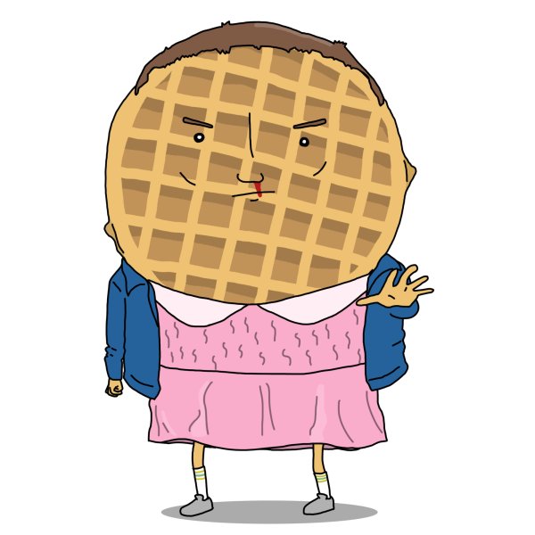 Вафля с глазами