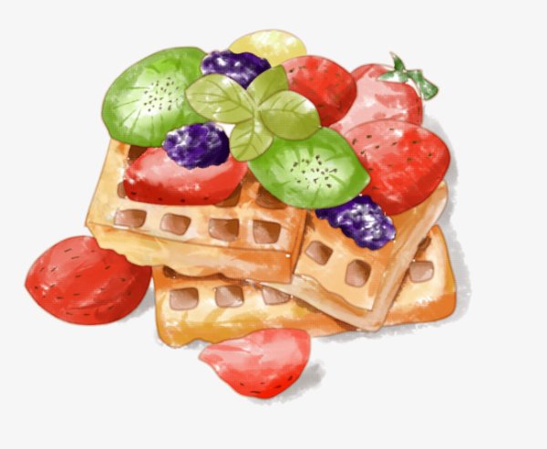 Вафли рисунок