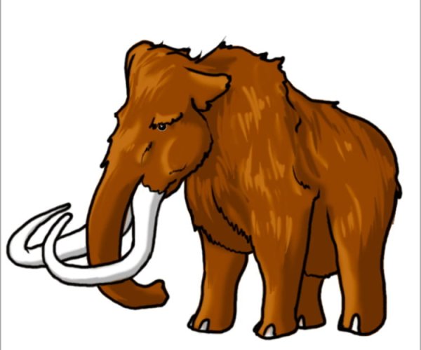 Мамонт мультяшный