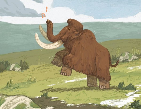 Загадка про мамонта для детей
