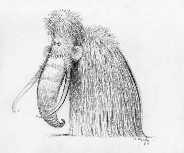 Мамонт наклейка