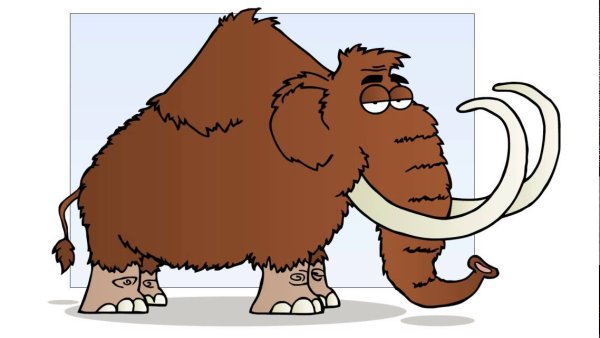 Прикольный мамонт