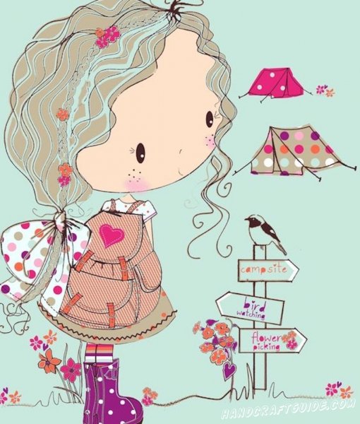 Рисунки для срисовки легкие для девочек