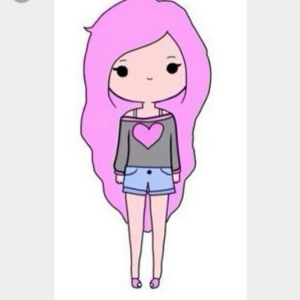 Рисунки для срисовки милые и лёгкие для девочек