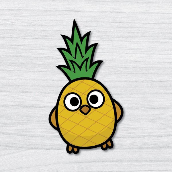 Наклейки ананас