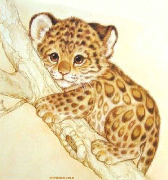 Нарисовать леопарда