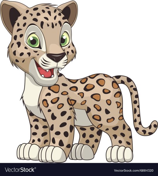 Ягуар мультяшный