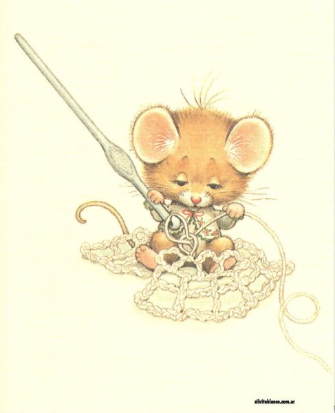 Маленький мышонок рисунок