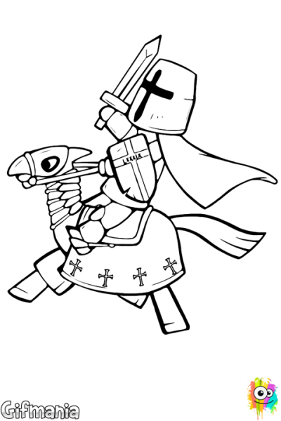 Рыцарь рисунок