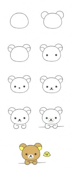 Рисунки для срисовки пошагово