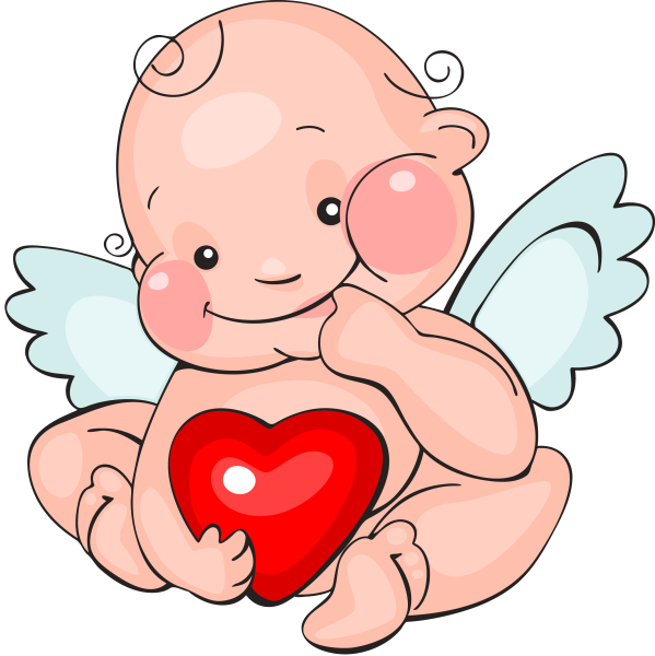 Ангелочек с сердечком