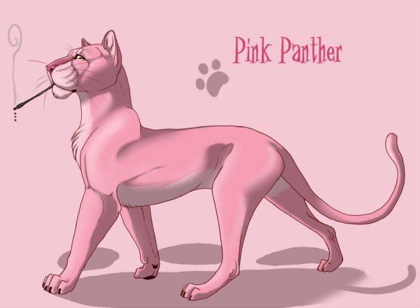 Розовая Пума из мультика