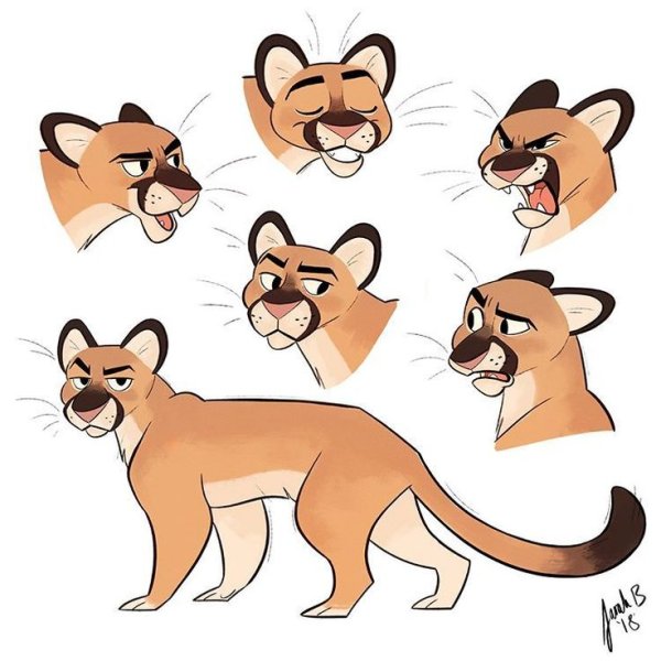 Пума референс арт