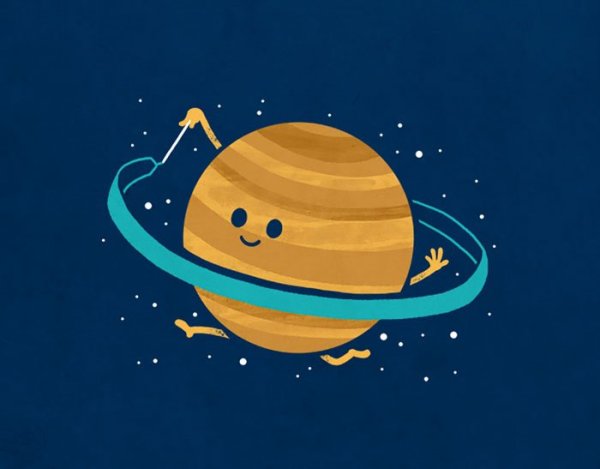 Сатурн мультяшный