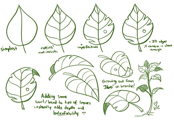 Референс листа дерева