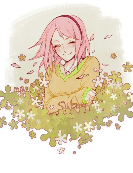 Сакура Харуно чакра арт