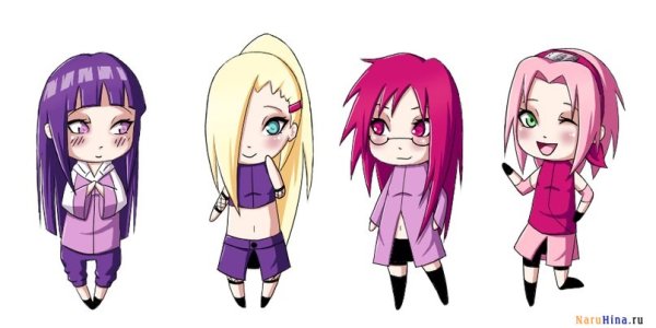 Сакура Харуно с цветком