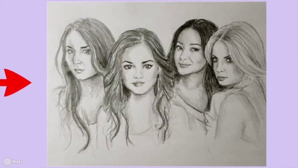 Сериал милые обманщицы рисунок