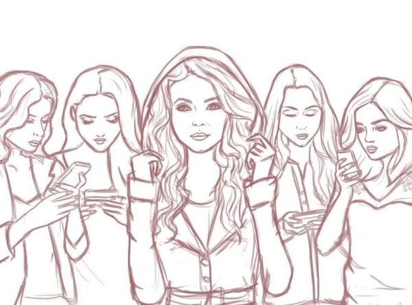 Раскраски a5. Подружки