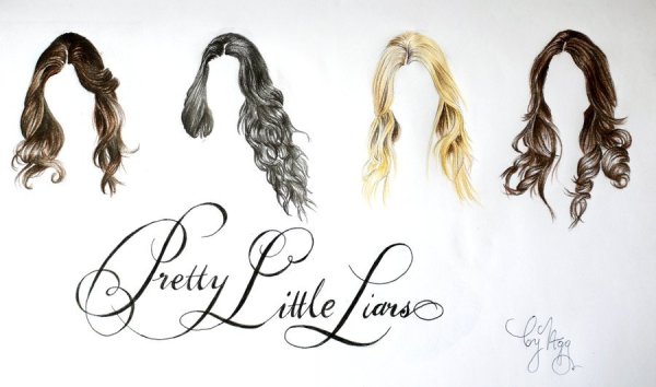 Милые обманщицы рисунки карандашом