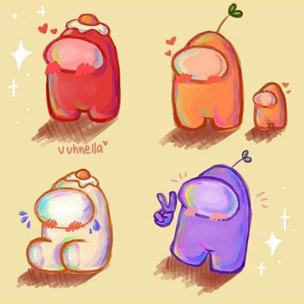 Among as картинки для срисовки