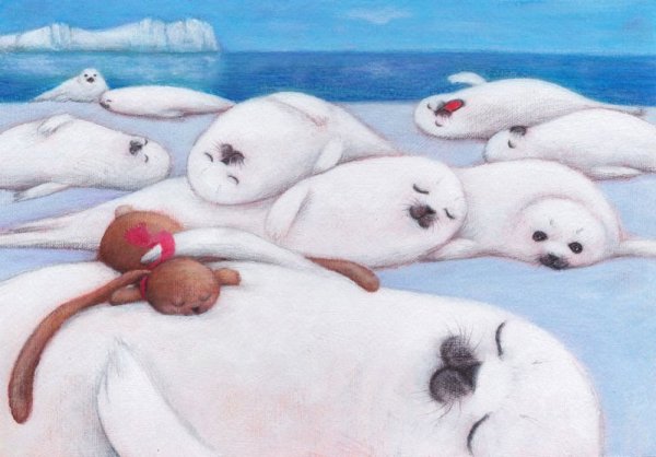 Тюлень картина
