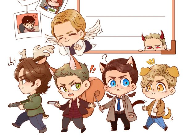 Джек Клайн сверхъестественное Чиби