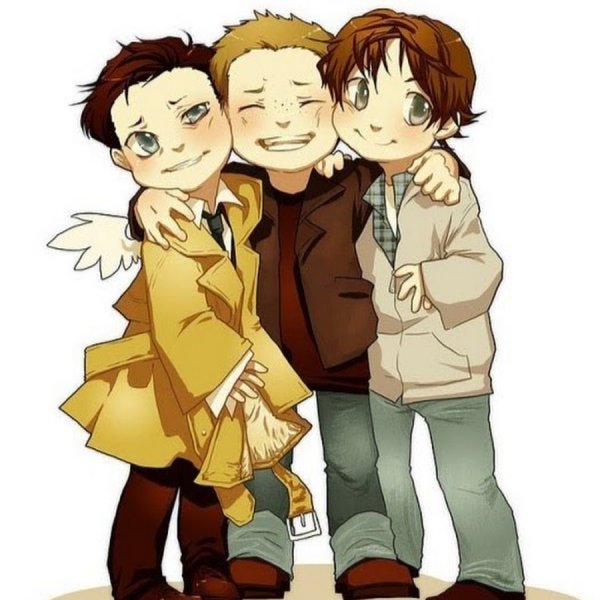 Сэм Винчестер аниме сверхъестественное