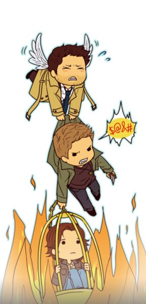 Сверхъестественное Кастиэль Чиби