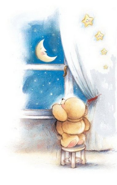 Добрых снов акварель