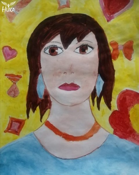 Рисунок ко Дню матери