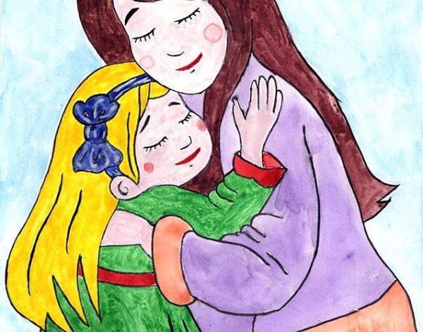 Рисунки на тему тепло маминых рук