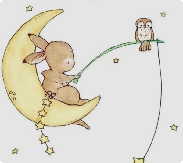 Зайчик на месяце
