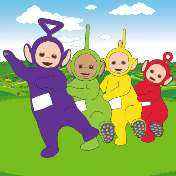 Разноцветные телепузики