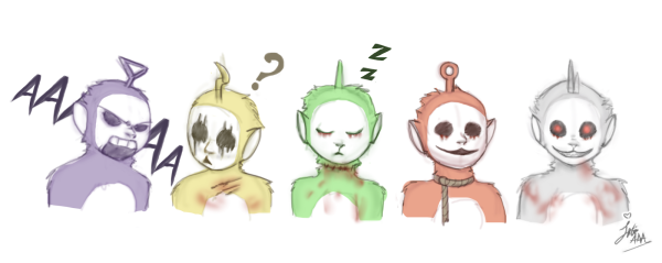 Ляля и Дипси slendytubbies