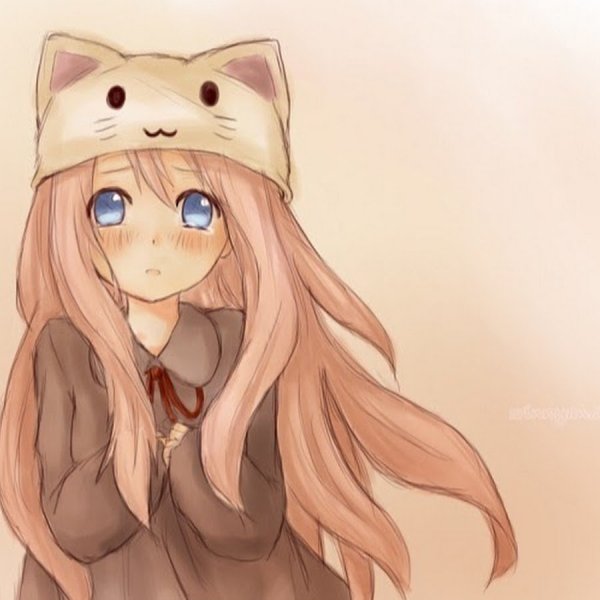 Ава для девочек без лица няшные