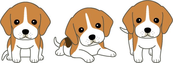 Бигль рисунок легкий