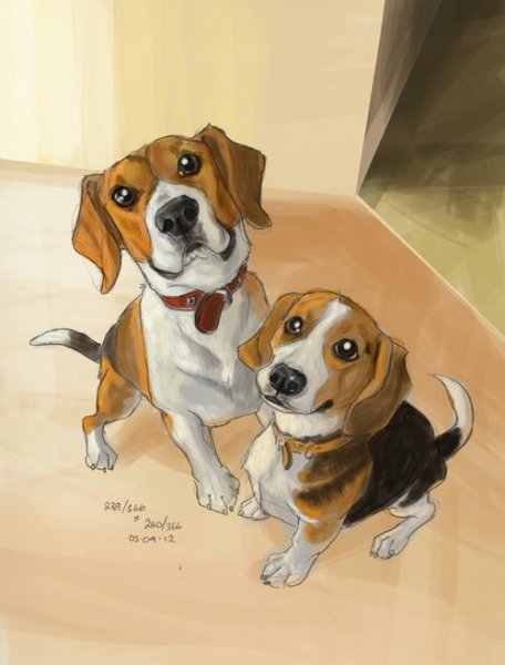 Бигль мультяшный