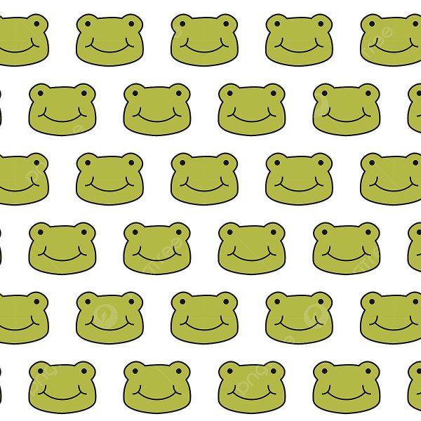 Фон с лягушками