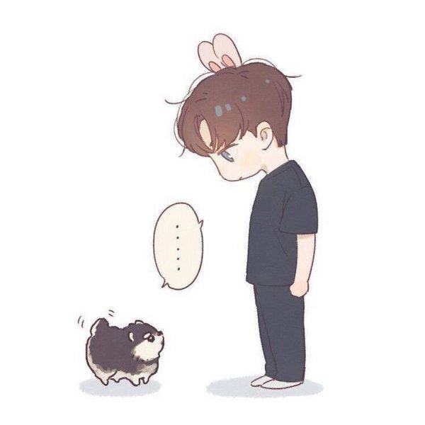 Чиби БТС Чонгук и Тэхен