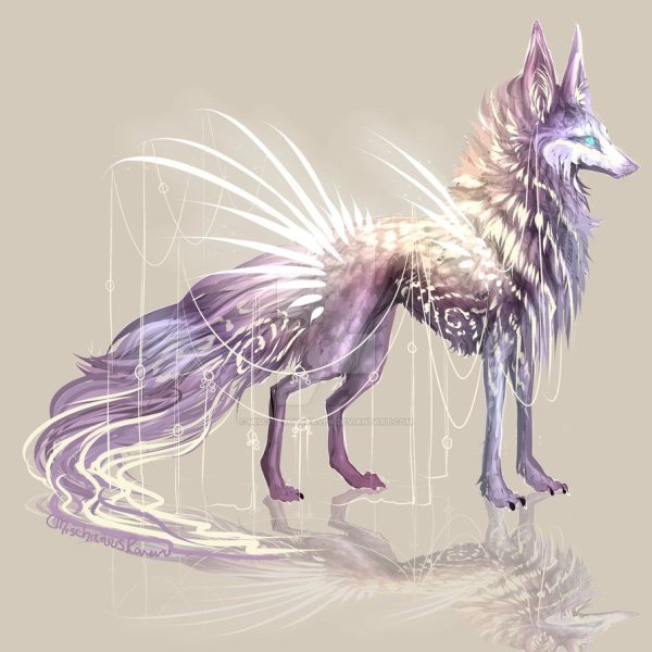 Фамильяр волк Кицунэ