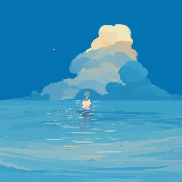 Эстетика моря аниме