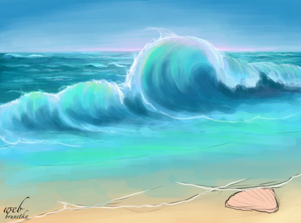 Море мультяшное