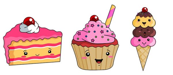 Мороженки пироженки рисунки