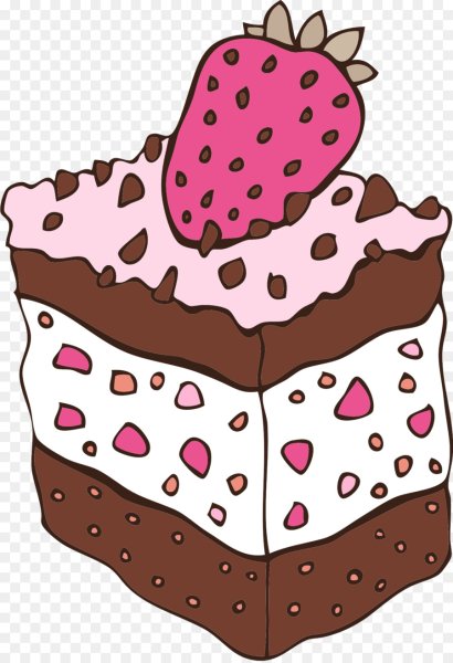 Милые мультяшные пироженки